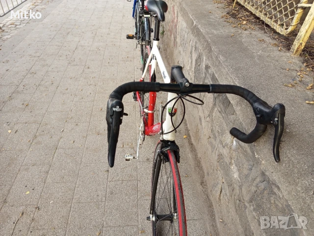 28 цола алуминиев велосипед с 24 скорости палцови команди усилени капли карбонова вилка като нов , снимка 9 - Велосипеди - 50740956