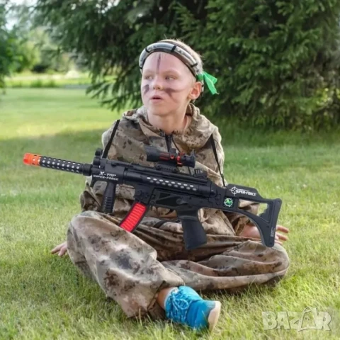 Пластмасова камуфлажна играчка със звук и светлина