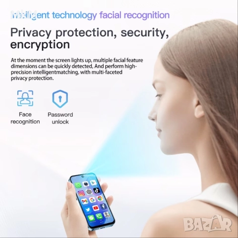 Мини SOYES XS19 мобилен телефон 2GB RAM 16GB ROM , снимка 5 - Други - 52981416