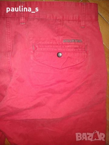 Четири броя / Червени мъжки дънкови бермуди и червен панталон , снимка 6 - Къси панталони - 31205613