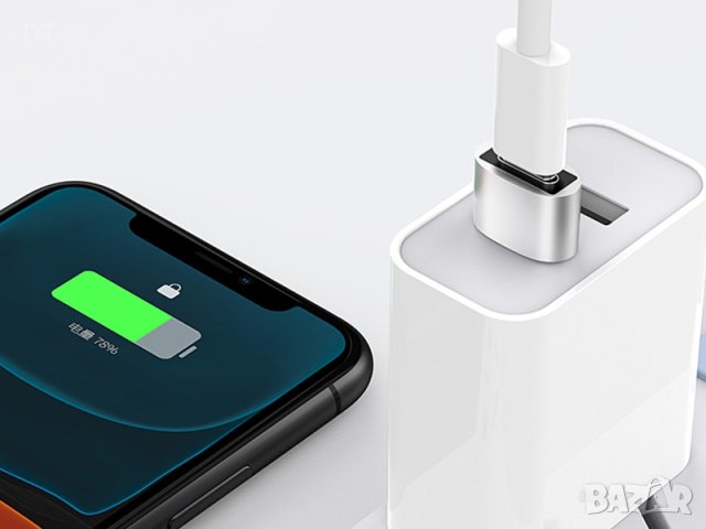 Адаптер USB - Type-C, снимка 2 - USB кабели - 42739948