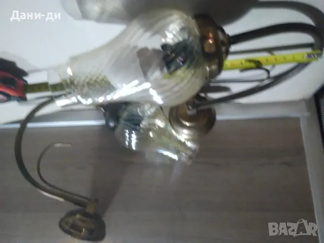 Месингови аплици лампи за стена , снимка 4 - Антикварни и старинни предмети - 48788154