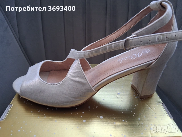 Отворени дамски обувки, снимка 4 - Дамски елегантни обувки - 54108262