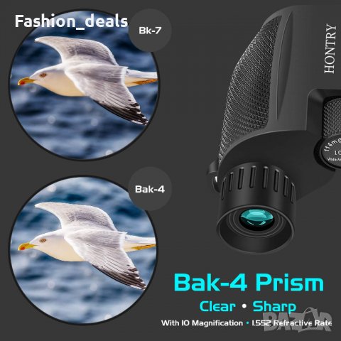 Нов Компактен бинокъл 10X25 за възрастни деца наблюдение туризъм спорт, снимка 4 - Други спортове - 39512829