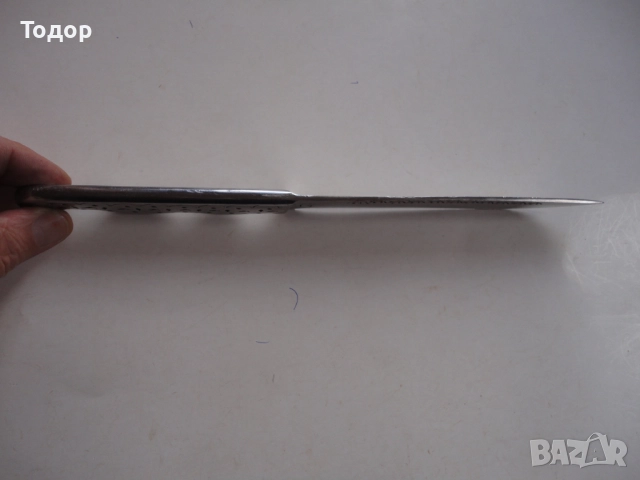 Страхотен ловен  нож гравюри 6, снимка 8 - Ножове - 52825081