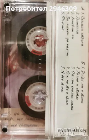 Кристина Димитрова - Скъсана струна, снимка 2 - Аудио касети - 49763510