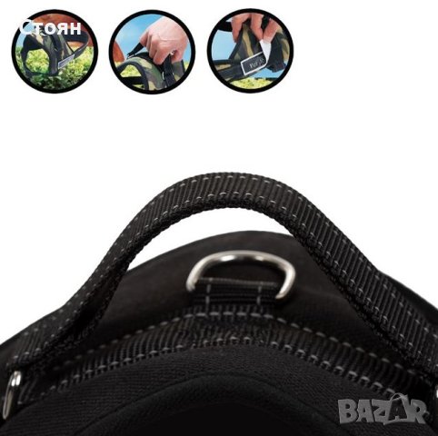 Нашийник за кучета Deluxe черен (L), снимка 2 - За кучета - 42339548