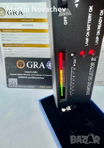 Сребърни обеци с мойсанит (Диамант) 0.5 карата, снимка 16 - Обеци - 54243312