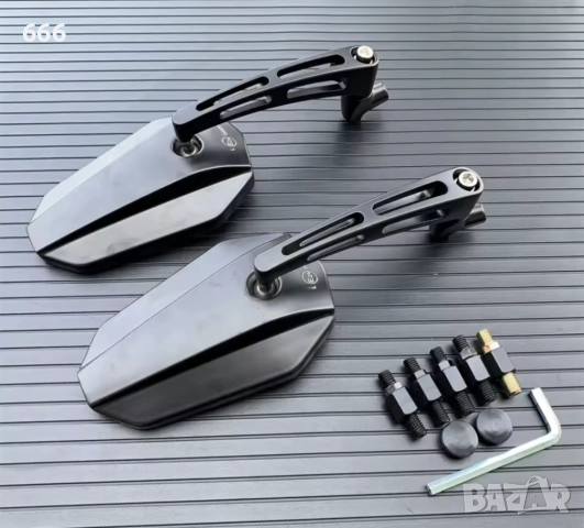 Златисто огледало за обратно виждане с антирефлексно покритие за мотоциклет, снимка 9 - Аксесоари и консумативи - 52893208