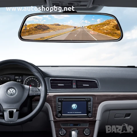 4.3" инчов цветен цифров LCD екран Автомобилно огледало за обратно виждане, снимка 3 - Аксесоари и консумативи - 51007672