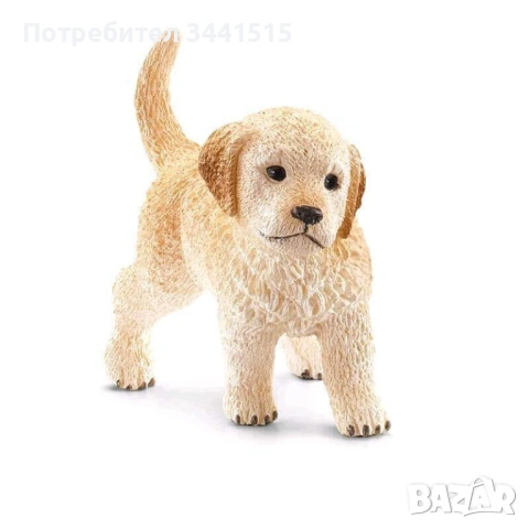  Оригинални Schleich фигурки - Ръчно боядисани | Germany | Петел, Голдън ретривър кученце, снимка 11 - Колекции - 54143877