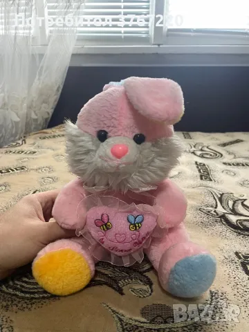 Розово плюшено зайче 