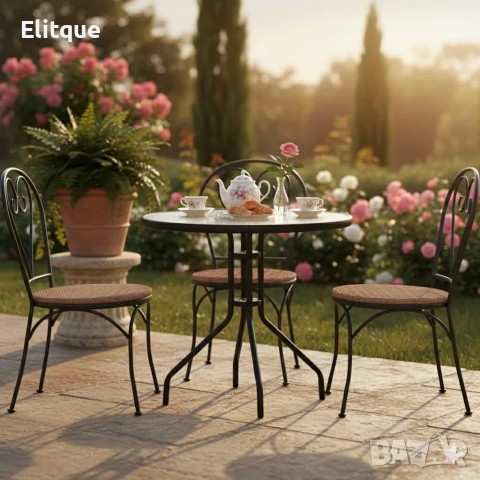 Минимализъм и стабилност в едно – стилна масичка за кафе на открито, снимка 4 - Декорация за дома - 52963077