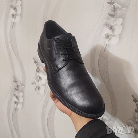 кожени обувки Clarks Fawloy Lo GTX GORE-TEX Водоустойчиви  номер 44, снимка 7 - Официални обувки - 47670276