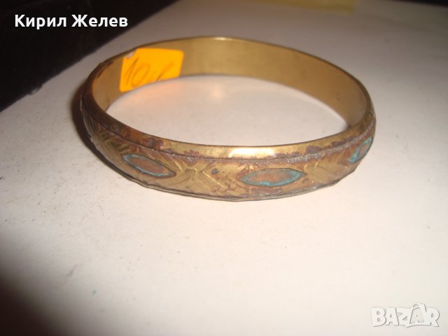 СТАРИННА МЕДНО - БРОНЗОВА ГРИВНА с АВТЕНТИЧНА ПАТИНА НЕПОЧИСТВАНА НАКИТ за КОЛЕКЦИЯ 137№, снимка 5 - Колекции - 30757566