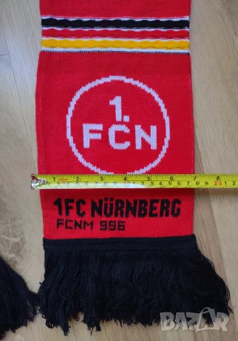 1.FCN Nürnberg - футболен шал на Нюрнберг с автограф, снимка 3 - Футбол - 48089857