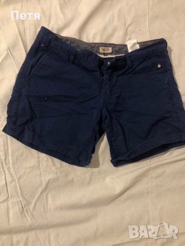 Tommy Hilfiger Дамски тъмно сини къси панталони, снимка 1 - Къси панталони и бермуди - 31804913
