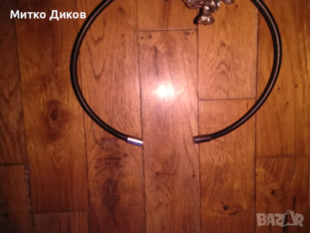 Верижка за врата череп 45см магнит , снимка 3 - Колиета, медальони, синджири - 36522583