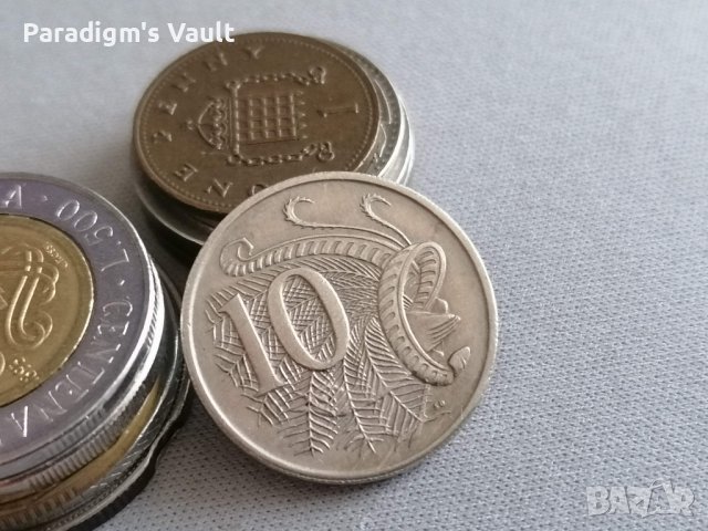 Монета - Австралия - 10 цента | 1966г.