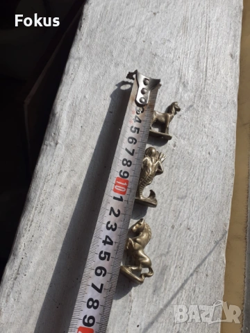 Миниатюрни бронзови фигурки 3 броя - лот 5, снимка 4 - Антикварни и старинни предмети - 53336845