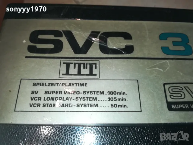 ITT SVC3 SV SUPER VIDEO TAPE-ВНОС SWISS 0110241710, снимка 7 - Аудио касети - 47424016