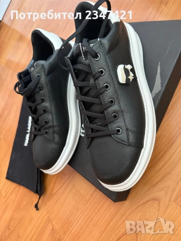 Мъжки обувки Karl Lagerfeld 45 номер, снимка 4 - Ежедневни обувки - 54226977