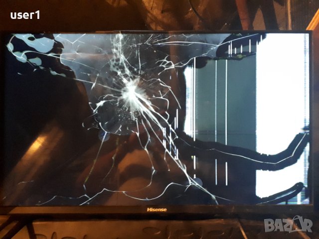 Led smart tv hisense 32a4bg за части или ремонт