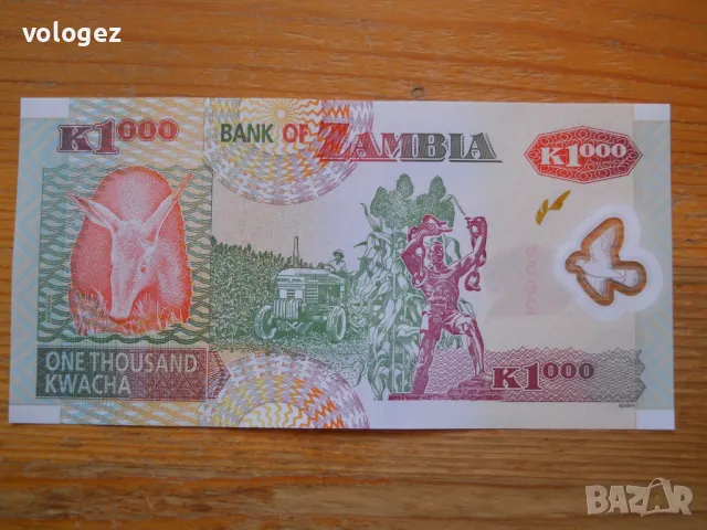 банкноти - Намибия, Кения, Гамбия, Замбия, снимка 16 - Нумизматика и бонистика - 23751280