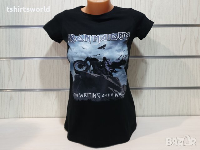 Нова дамска тениска на музикалната група Iron Maiden – The Writing On The Wall, снимка 5 - Тениски - 36598848