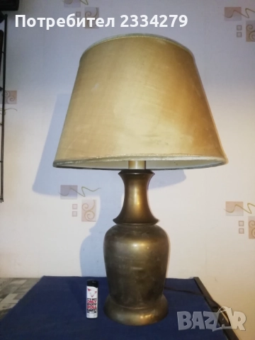 Ваза кана голяма изкована от мед. Настолна голяма бронзова лампа. , снимка 8 - Вази - 49428432