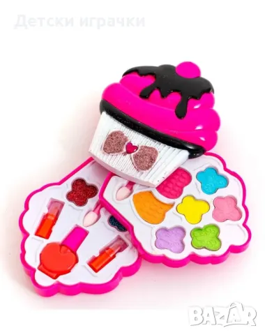 Детски комплект гримове Кексче с лак за нокти, снимка 2 - Други - 49320137