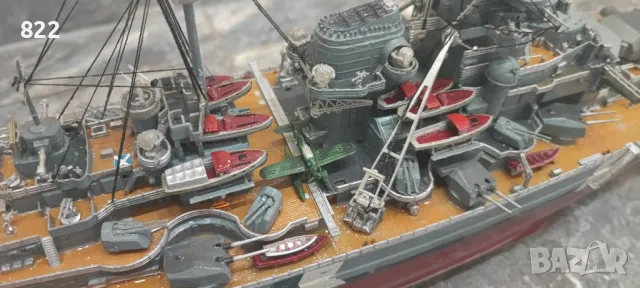Модел на линеен кораб:"BISMARCK", снимка 9 - Колекции - 49168035