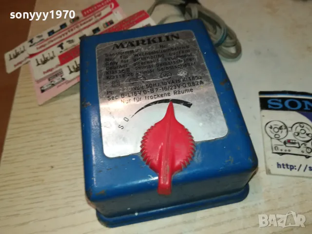 MARKLIN TRAFO-MADE IN GERMANY-ВНОС SWISS 0501251902, снимка 2 - Мрежови адаптери - 48560702