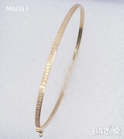 Дамска златна гривна , снимка 7 - Гривни - 42820016