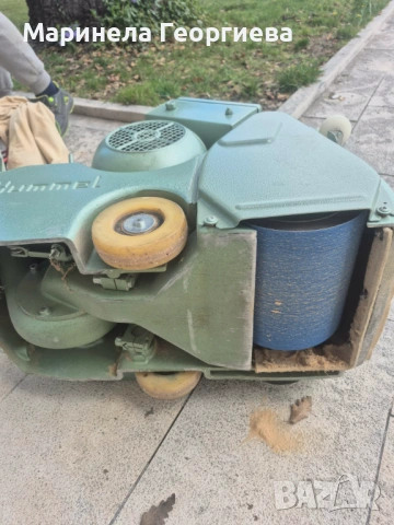 Продавам немска машина Легер за циклене на паркет , снимка 3 - Други машини и части - 54053126