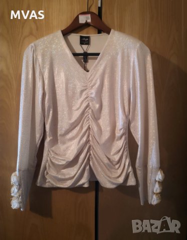 Нова празнична блестяща блуза с етикет L