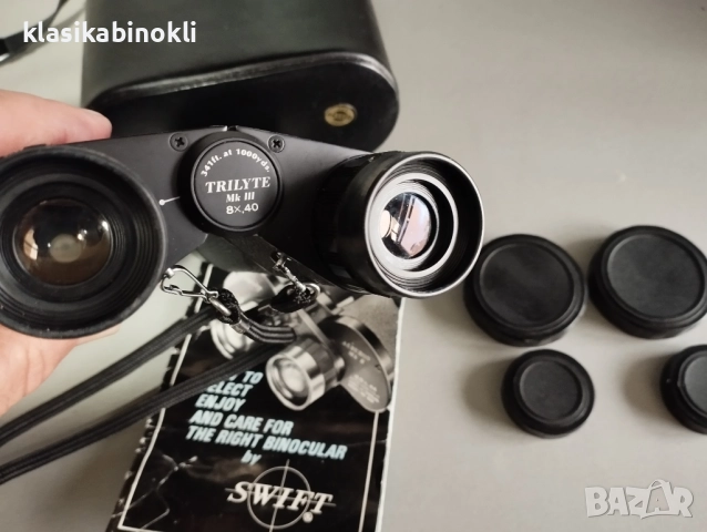 ТОП Ловен Японски Бинокъл- .Swift Trilyte 8x40 Mk III 806-Като НОВ, снимка 4 - Екипировка - 52198633