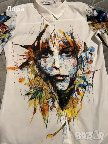 Ефектна дамска риза, снимка 6 - Ризи - 49711355