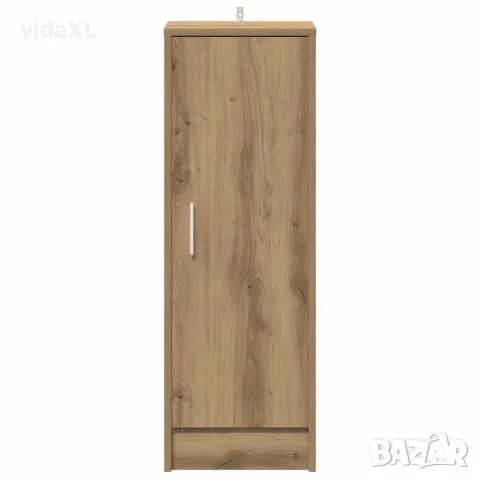 vidaXL Шкаф за обувки, дъб артизан, 32x35x92 см, инженерно дърво, снимка 6 - Шкафове - 56148192