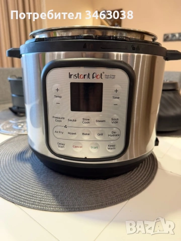 Комбиниран уред Instant Pot DUO CRISP + AIR FRYER 5,7 л. в гаранция, снимка 2 - Мултикукъри - 54140711