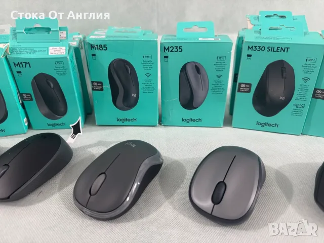 Мишка - Logitech M170 / M171 /M185 / M235 / M330 Silent, снимка 3 - Клавиатури и мишки - 54035798