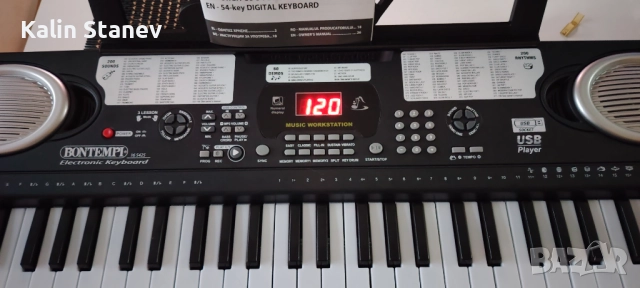 Синтезатор BONTEMPi със USB Player , снимка 2 - Синтезатори - 52893604