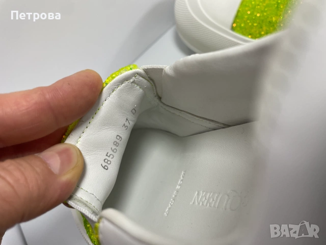 Alexander Mcqueen slip on маратонйки 37 Оригинал, снимка 9 - Маратонки - 54048290