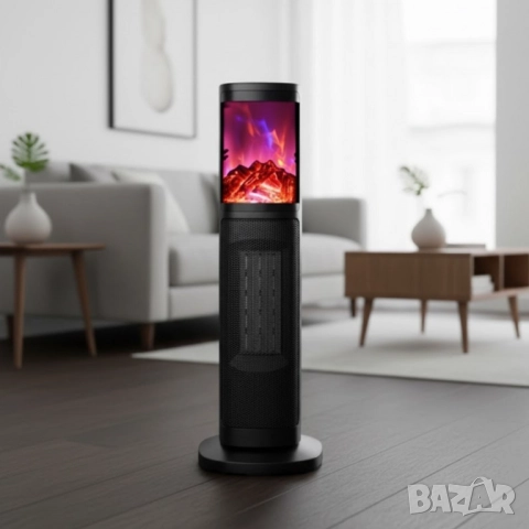 Вентилаторна PTC керамична печка Rosberg R51970IF, 2000W, 2 степени, Защита 55R51970IF, снимка 2 - Друга електроника - 52131223