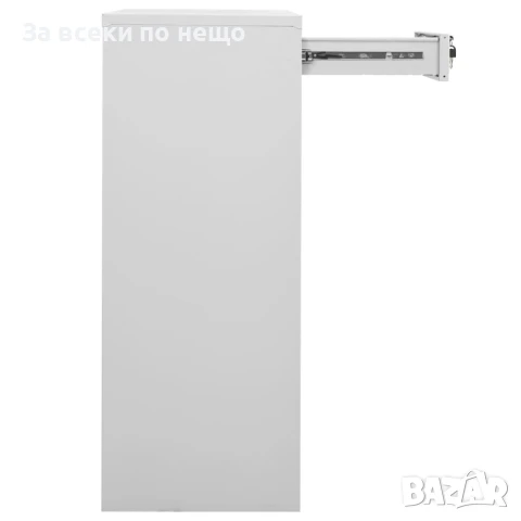 Офис шкаф, светлосив, 90x40x102 см, стомана Код P1060, снимка 2 - Шкафове - 51398824