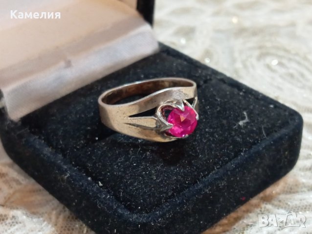 Руско сребро , снимка 2 - Пръстени - 44239983