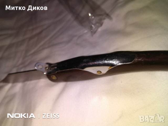 Старо ножче чикия от соца 240х100 ръчна изработка с маркировка, снимка 13 - Ножове - 31519872