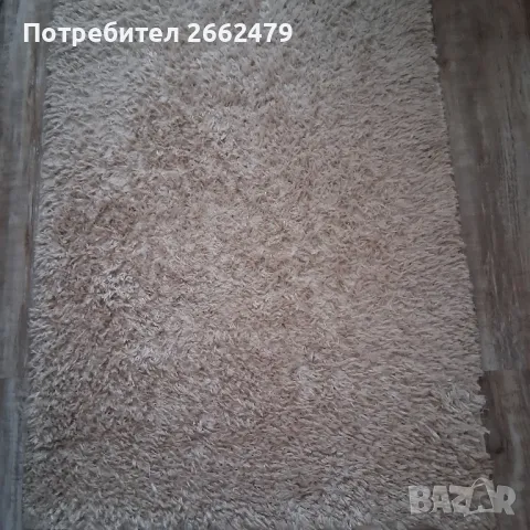 Продавам бял килим. 1,20м./1,00м., снимка 2 - Килими - 50379243