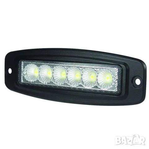 Правоъгълен LED прожектор 18 W 180 mm