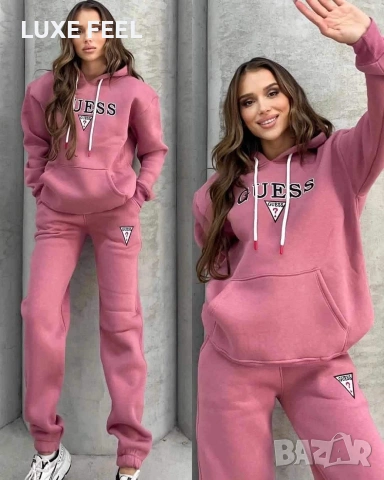 Guess ⚜️Ватиран Комплект- лого Бродирано 
